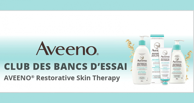 Testez la gamme de thérapie réparatrice de la peau Aveeno
