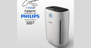 Un purificateur d'air Philips d'une valeur de 500$