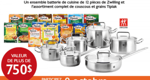 Une batterie de cuisine complète et une sélection de produits Tipiak