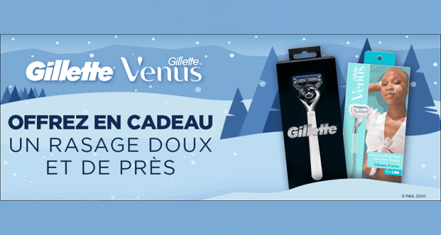 9000 points PC Optimum offertes pour 30$ dépenses sur Gillette ou Venus