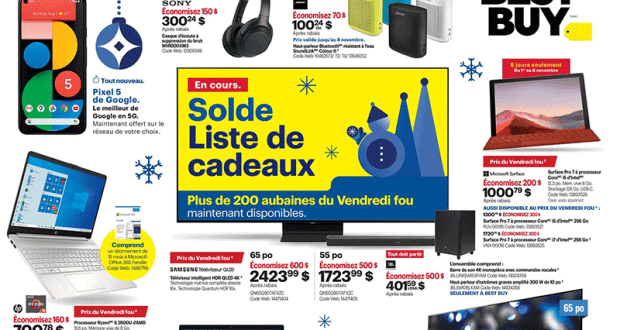 Circulaire Best Buy du 1 novembre au 12 novembre 2020