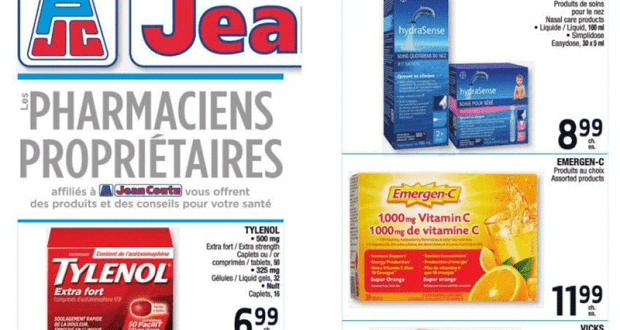 Circulaire Jean Coutu du 12 novembre au 18 novembre 2020