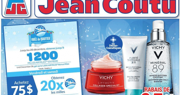 Circulaire Jean Coutu du 19 novembre au 25 novembre 2020