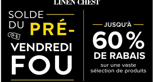 Circulaire Linen Chest du 11 novembre au 25 novembre 2020