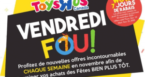 Circulaire Toys R Us du 19 novembre au 25 novembre 2020
