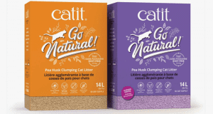 Essayez la nouvelle litière agglomérante Go Natural pour chats