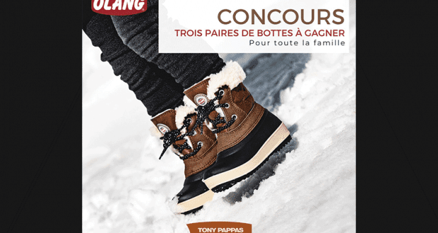 Gagnez 1 des 3 paires de bottes d’hiver Olang Canada