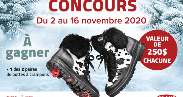 Gagnez 2 paires de bottes Olang de 250$ chacune