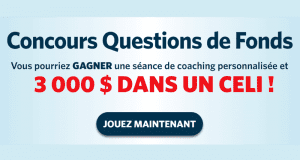 Gagnez 3 000 $ dans un CELI + Une séance de coaching personnalisée