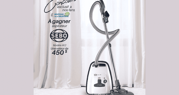 Gagnez Un aspirateur de la marque SEBO Canada