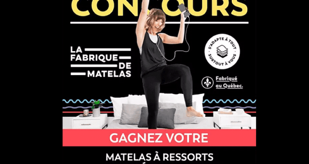 Gagnez Un matelas à ressorts ensachés individuels