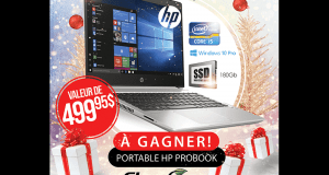 Gagnez Un ordinateur portable HP ProBook de 499.95$