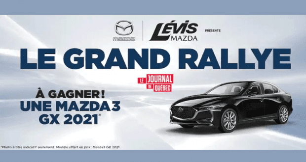 Gagnez Une Mazda 3 GX 2021 en location pour 36 mois