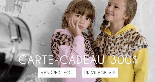 Gagnez Une carte-cadeau Deux par Deux de 300$