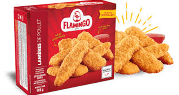 Languettes - Pépites ou Burgers de Poulet Flamingo à 4.82$