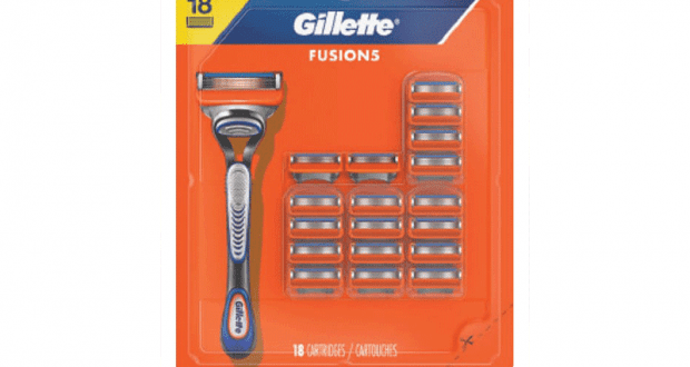 Rabais de 13$ sur les Cartouches Fusion de Gillette