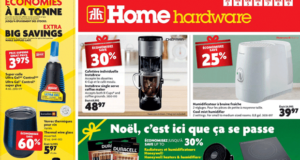 Circulaire Home Hardware du 3 décembre au 9 décembre 2020