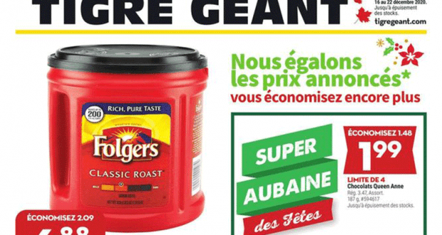 Circulaire Tigre Géant du 16 décembre au 22 décembre 2020