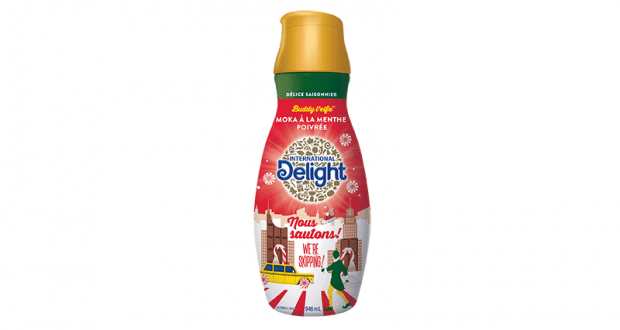 Colorant à café International Delight grand format à 1.98$