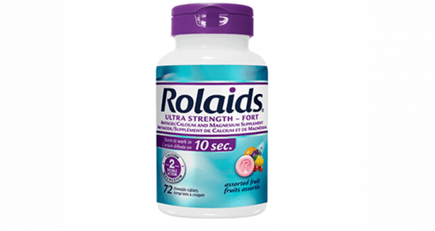 Coupons de 1$ Sur une bouteille de comprimés Rolaids