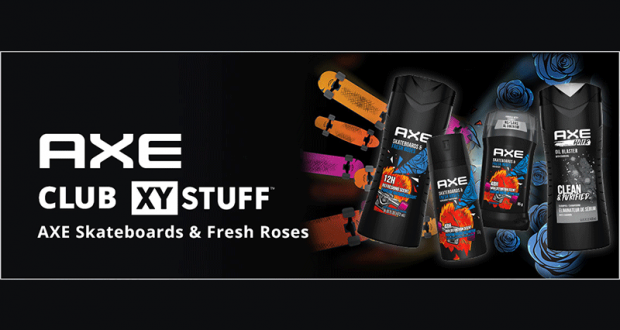 Essayez le parfum AXE Skateboards & Fresh Roses