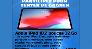 Gagnez un apple ipad 10.2 32 go