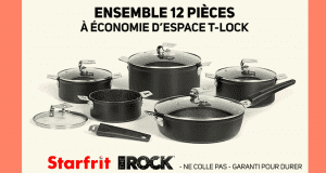 Gagnez une Batterie de cuisine 12 pièces Starfrit The Rock