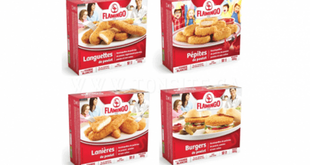 Produits du poulet pané Flamingo à 5$ au lieu de 10.99$