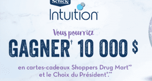 10 000$ en cartes cadeaux Pharmaprix et Le Choix du Président