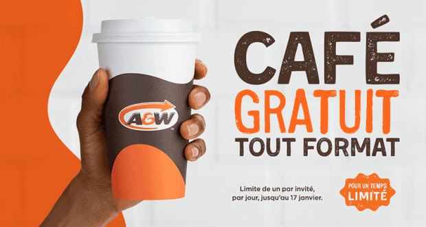 Café gratuit chez A&W