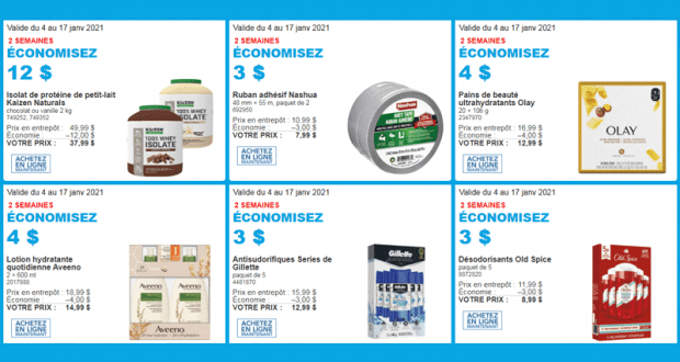 Circulaire Costco du 4 janvier au 17 janvier 2021