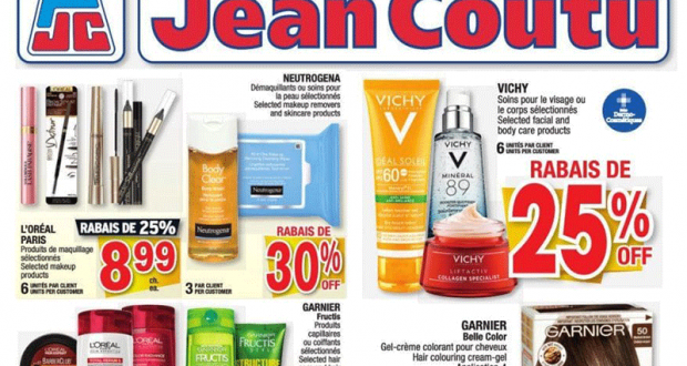 Circulaire Jean Coutu du 7 janvier au 13 janvier 2021