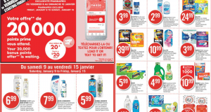 Circulaire Pharmaprix du 9 janvier au 15 janvier 2021