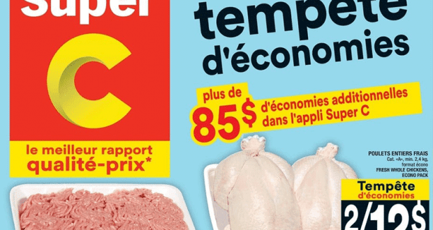 Circulaire Super C du 14 janvier au 20 janvier 2021