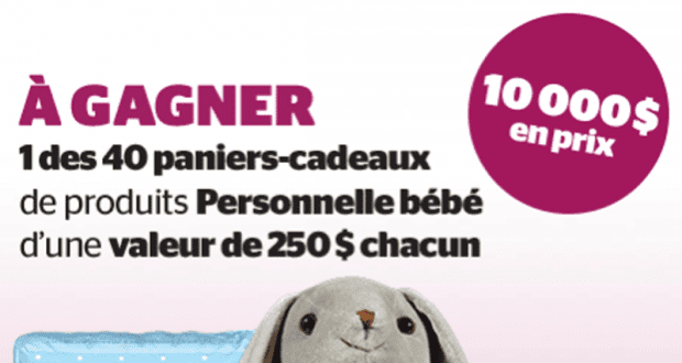 Gagnez 10 000 $ de produits pour bébé