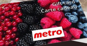 Gagnez 100 cartes cadeaux épicerie Metro de 100$ chacune
