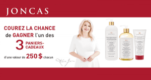 Gagnez 3 panier-cadeau Karine Joncas de 250$ chacun