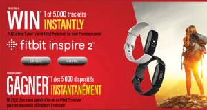 Gagnez 5000 bracelets d’activité Fitbit