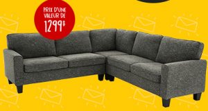 Gagnez Un sofa modulaire Killarney d'une valeur de 1299 $