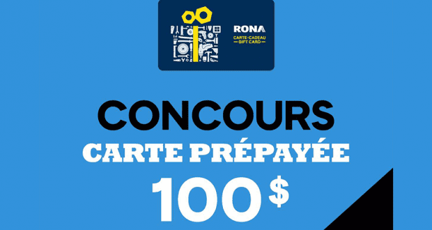 Gagnez Une carte cadeau Rona d'une valeur de 100 $