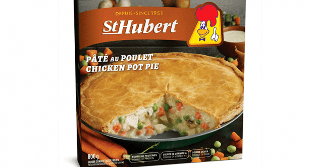 Pâtes surgelée St-Hubert à 4.88$ au lieu de 9.97$