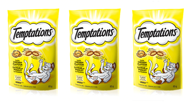 Échantillons gratuits de Gâteries pour chats Temptations