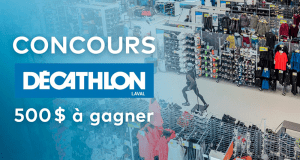 Gagnez 500$ en carte-cadeau chez DÉCATHLON