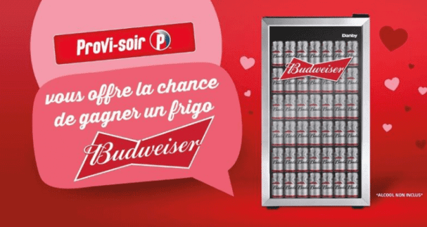 Gagnez Un frigo Budweiser (2 gagnants)