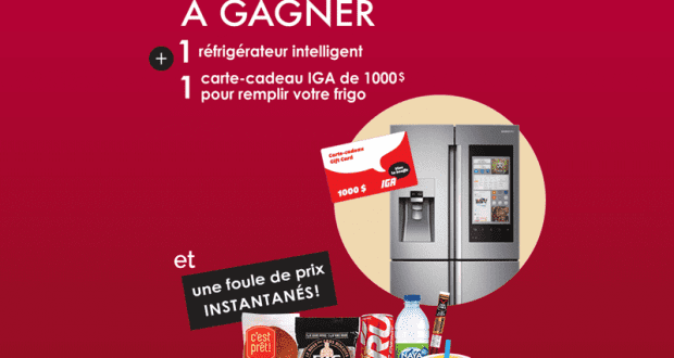 Gagnez Un réfrigérateur Samsung (Valeur de 5500 $)