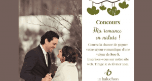 Gagnez Un séjour romantique au Baluchon Éco-villégiature