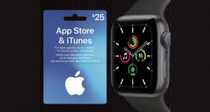 Gagnez Une montre Apple Watch SE et une carte App Store & iTunes