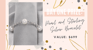 Gagnez un bracelet en argent massif et en perles de culture (699$)