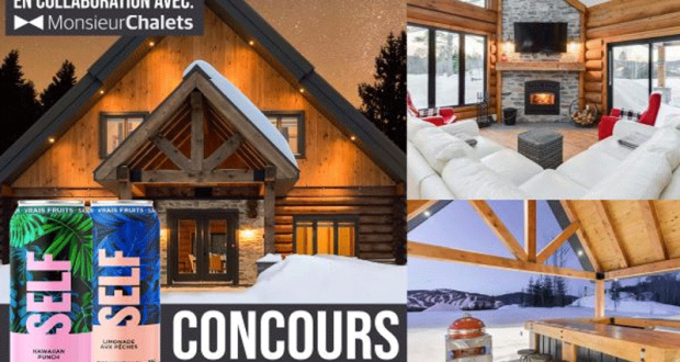 Gagnez un séjour dans un chalet haut de gamme (Valeur de 2500 $)