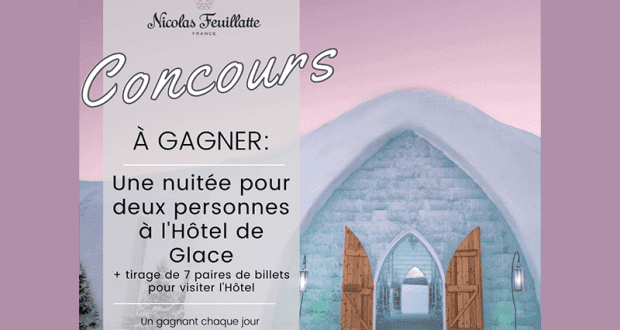 Gagnez un séjour pour 2 personnes à l'Hôtel de Glace